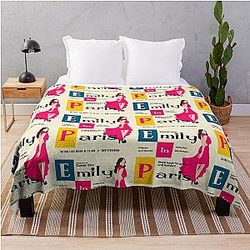 Emily in Paris Throw Blanket