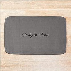 Emily in Paris Fans Merchandise Quote Bath Mat