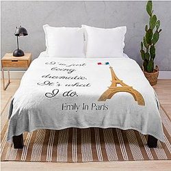 Emily in Paris Quote Throw Blanket