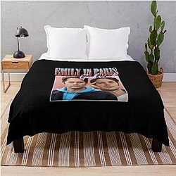 Gabriel, Emily in Paris Throw Blanket