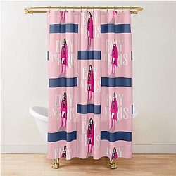 Emily in Paris Shower Curtain