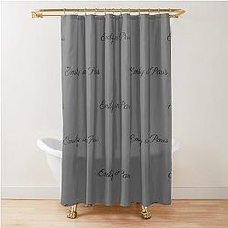 Emily in Paris Fans Merchandise Quote Shower Curtain