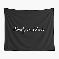 Emily in Paris Fans Merchandise Quote Tapestry