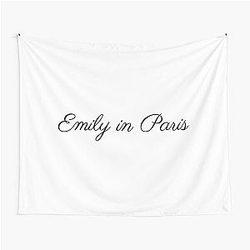 Emily in Paris Fans Merchandise Quote Tapestry