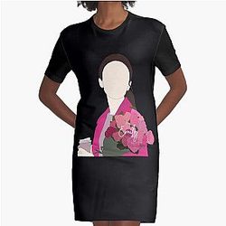 Emily in Paris Fashion Graphic T-Shirt Dress