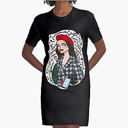 Emily In Paris T-Shirt Dress