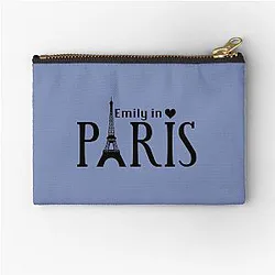 Emily in Paris. Zipper Pouch Eiffel Tower Paris Landmarks
