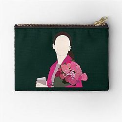 Emily Cooper with flowers Zipper Pouch