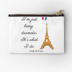 Emily in Paris Quote Zipper Pouch