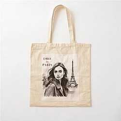 Emily in Paris Design Cotton Tote Bag