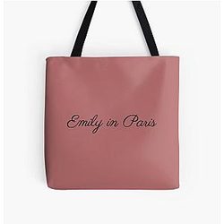 Emily in Paris Fans Merchandise All Over Print Tote Bag