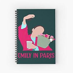 Emily in Paris Beauty Spiral Notebook