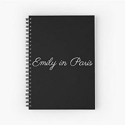 Emily in Paris Fans Merchandise Spiral Notebook