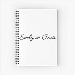 Emily in Paris Fans Merchandise Spiral Notebook