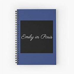 Emily in Paris Fans Merchandise - Netflix Quote Spiral Notebook
