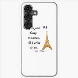 Here is the cleaned title:

I'm Being Dramatic What I Do Emily In Paris Samsung Galaxy Soft Case