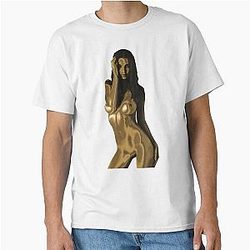Emily Ratajkowski Golden Sculpture T-Shirt Classic