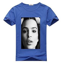 angel god Mens T-Shirt Emily Ratajkowski Navy