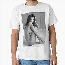 Emily Ratajkowski Nude Model Classic T-Shirt