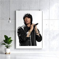 Eminem LA 2001 - Best selling male artist of the two thousands Eminem Posters