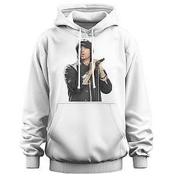 Eminem LA 2001 - Best selling male artist of the two thousands Eminem Hoodies