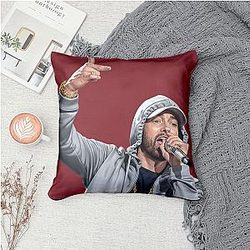 Eminem LA 2001 - Famous for his alter ego Slim Shady Eminem Pillows