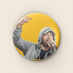 Eminem LA 2001 - Famous for his alter ego Slim Shady Eminem Pins