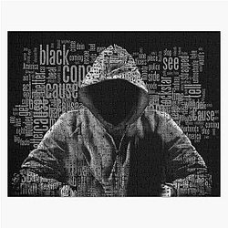 Eminem Puzzles - Untouchable, T-Shirt, Eminem Revival Album, Word Cloud Jigsaw Puzzle RB0704