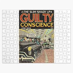 Eminem Puzzles - Eminem &amp; Dre - Guilty Conscience Comic Book Parody Jigsaw Puzzle RB0704