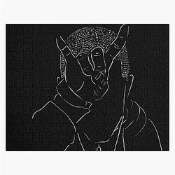 Eminem Puzzles - Eminem devil portrait Jigsaw Puzzle RB0704