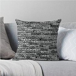 Eminem Pillows - Lose Yourself - Eminem v.3 Throw Pillow RB0704