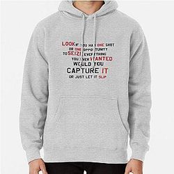 Eminem Hoodies - EMINEM MOTIVATIONNAL SHIRT BLACK&amp;RED Pullover Hoodie RB0704