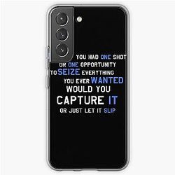 Eminem Cases - EMINEM MOTIVATIONNAL SHIRT WHITE&amp;BLUE Samsung Galaxy Soft Case RB0704