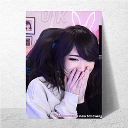 Emiru Positive & Chaotic Vibes Graphic Emiru Posters