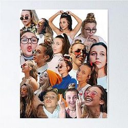 Emma Chamberlain Collage Poster