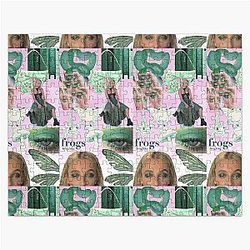 Pink & Green Emma Chamberlain  Jigsaw Puzzle