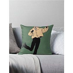 Emma Chamberlain illustration  Throw Pillow