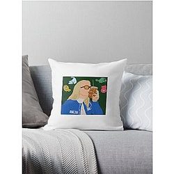 Emma Chamberlain Coffee Design Throw Pillow