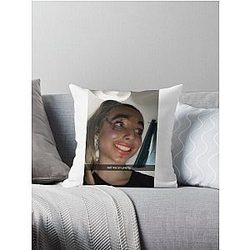 Emma Chamberlain Snapchat  Throw Pillow