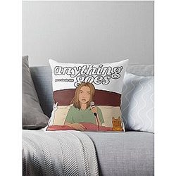 Anything Goes Emma Chamberlain Merch Anything Goes Throw Pillow