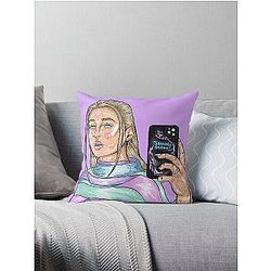 Emma Chamberlain  Throw Pillow