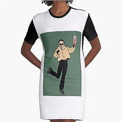 Emma Chamberlain illustration  Graphic T-Shirt Dress
