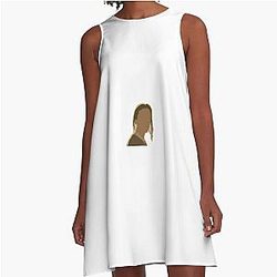 Emma Chamberlain Sticker A-Line Dress