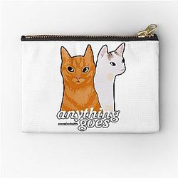 Anything Goes Emma Chamberlain Merch Anything Goes Cats Zipper Pouch