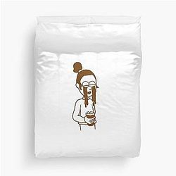 Emma Chamberlain Coffee Merch Duvet Cover