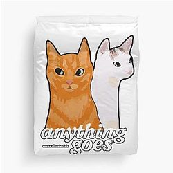 Anything Goes Emma Chamberlain Merch ANYTHING GOES Duvet Cover