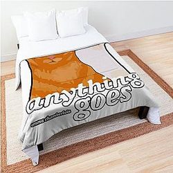 Anything Goes Emma Chamberlain Merch Anything Goes Cats Comforter