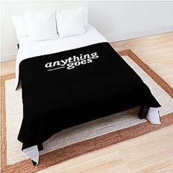 Emma Chamberlain Anything Goes HD Logo Comforter