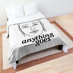 Anything Goes Emma Chamberlain Merch ANYTHING GOES Comforter