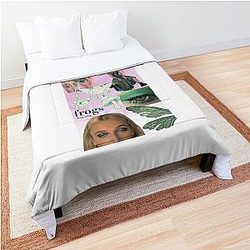Pink & Green Emma Chamberlain  Comforter